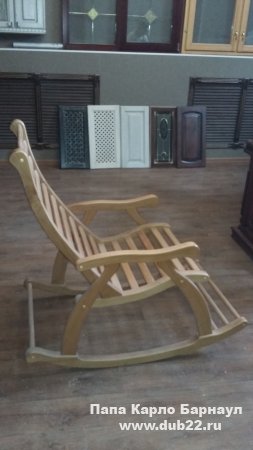 Заказать деревянное кресло-качалку